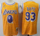 Mitchell And Ness 1996-97 A Bathing Ape Men's Los Angeles Lakers #93 Bape Gold Stitched NBA Jersey