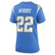 Women's Los Angeles Chargers JT Woods Nike Powder Blue Game Player Jersey