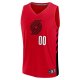 Youth Portland Trail Blazers  Fanatics Red Fast Break Replica Custom Jersey - Statement Edition