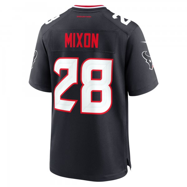 Men's Houston Texans Joe Mixon Nike Navy Game Jersey