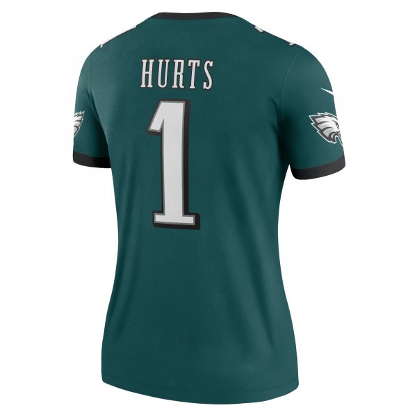 Women's Philadelphia Eagles Jalen Hurts Nike Midnight Green Legend Jersey