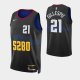 2023-24 City Edition Denver Nuggets #21 Collin Gillespie Black 5280 Swingman Jersey