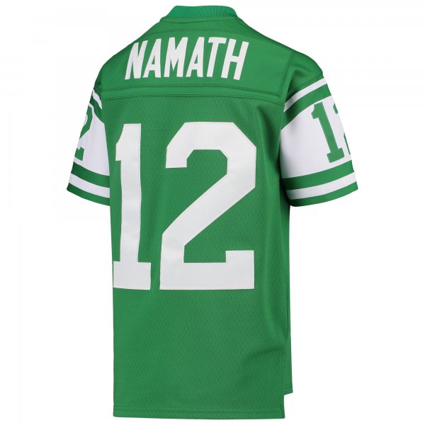 Youth New York Jets Joe Namath Mitchell & Ness Green 1968 Legacy Retired Player Jersey