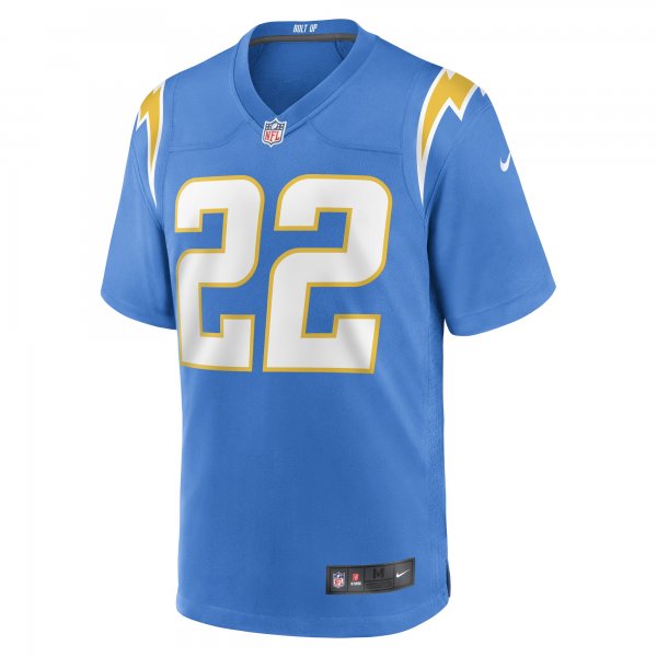 Men's Los Angeles Chargers JT Woods Nike Powder Blue Game Player Jersey