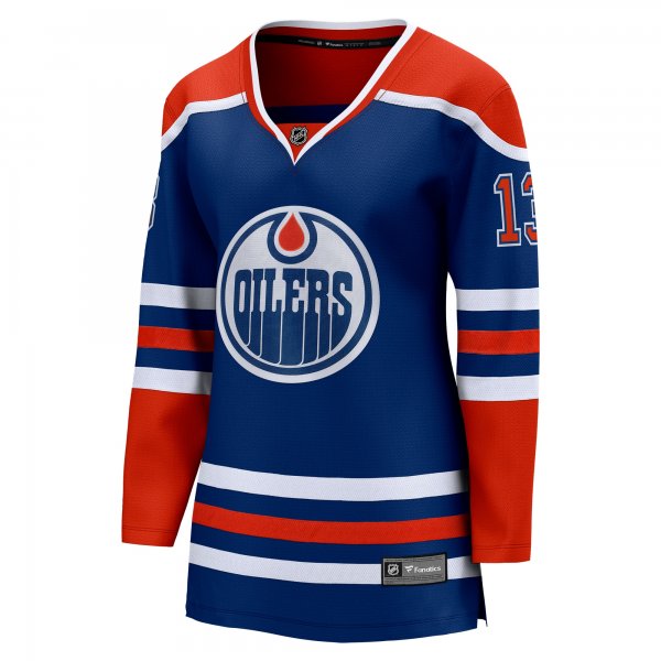 Women's Edmonton Oilers Mattias Janmark Fanatics Royal Home Breakaway Player Jersey