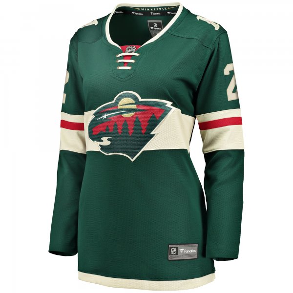 Women's Minnesota Wild Calen Addison Fanatics Green Home Breakaway Player Jersey