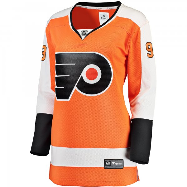 Women's Philadelphia Flyers Jakub Voracek Fanatics Orange Breakaway Player Jersey