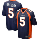 Youth Denver Broncos #5 Randy Gregory Alternate Game Navy Jersey