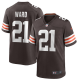 Men's Cleveland Browns #21 Denzel Ward Nike Brown Game Player Jersey