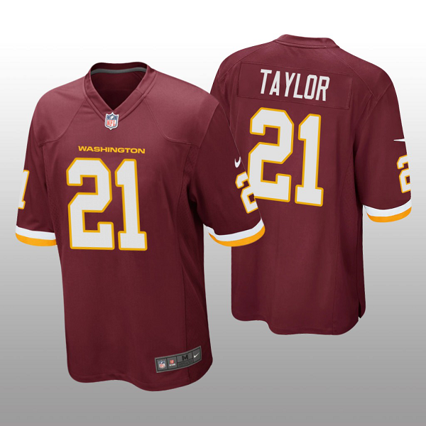 Men's Washington Football Team #21 Sean Taylor Burgundy Jersey