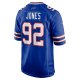 Men's Buffalo Bills DaQuan Jones Nike Royal Game Player Jersey