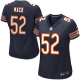 Women's Nike Chicago Bears #52 Khalil Mack Navy Game NFL Jersey