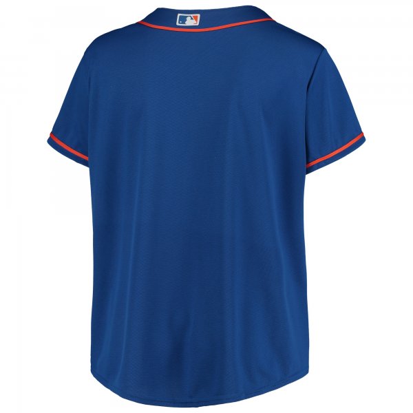 Women's New York Mets Royal Plus Size Alternate Replica Team Jersey