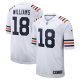 Youth Chicago Bears #18 Caleb Williams Nike White 2024 NFL Draft 2nd Alternate Limited Player Jersey