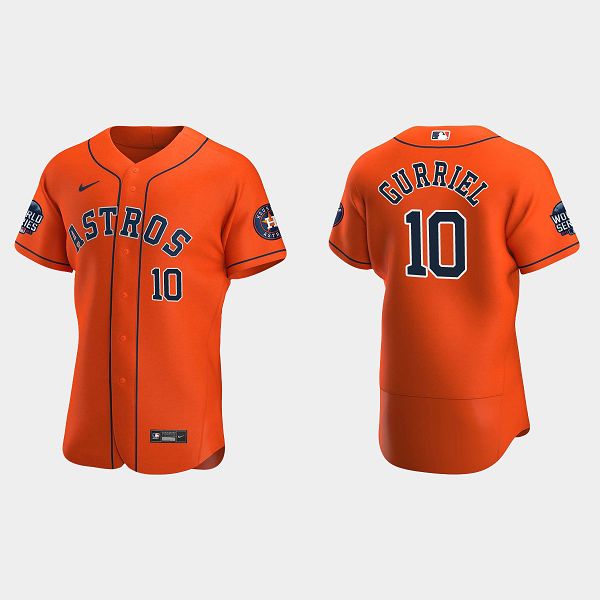 Yuli Gurriel Houston Astros 2021 World Series MLB Flexbase Jersey - Orange