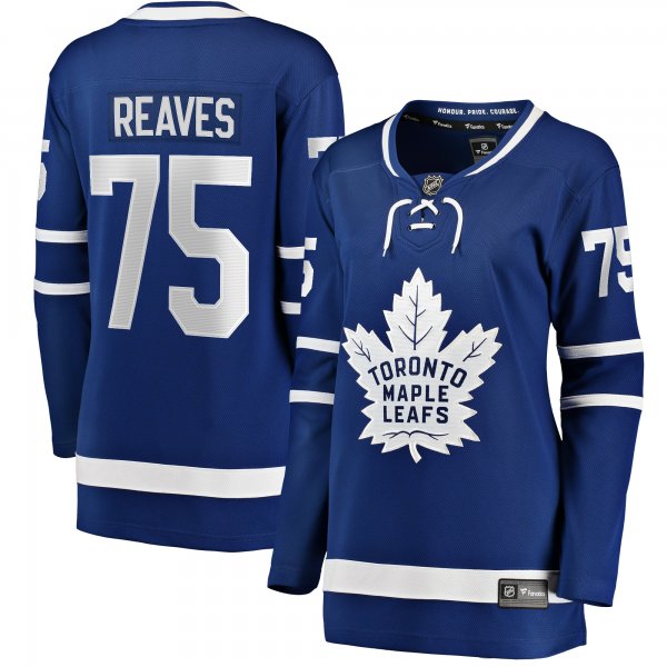 Women's Toronto Maple Leafs Ryan Reaves Fanatics Blue Home Breakaway Player Jersey