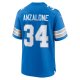 Men's Detroit Lions Alex Anzalone Nike Blue Game Jersey