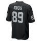 Men's Las Vegas Raiders Brock Bowers Nike Black 2024 NFL Draft First Round Pick Player Game Jersey