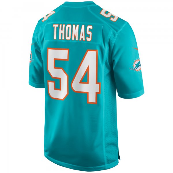 Men's Miami Dolphins Zach Thomas Nike Aqua Game Retired Player Jersey