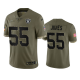 Las Vegas Raiders Chandler Jones Olive 2022 Salute To Service Limited Jersey #55