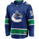 Men's Vancouver Canucks Mark Friedman Fanatics Blue Home Premier Breakaway Player Jersey