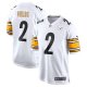 Men's Pittsburgh Steelers #2 Justin Fields Nike White Player Jersey