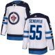 Adidas Winnipeg Jets #55 Mark Scheifele White Road Stitched NHL Jersey