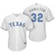 Texas Rangers #32 Josh Hamilton 2017 Father's Day White Jersey