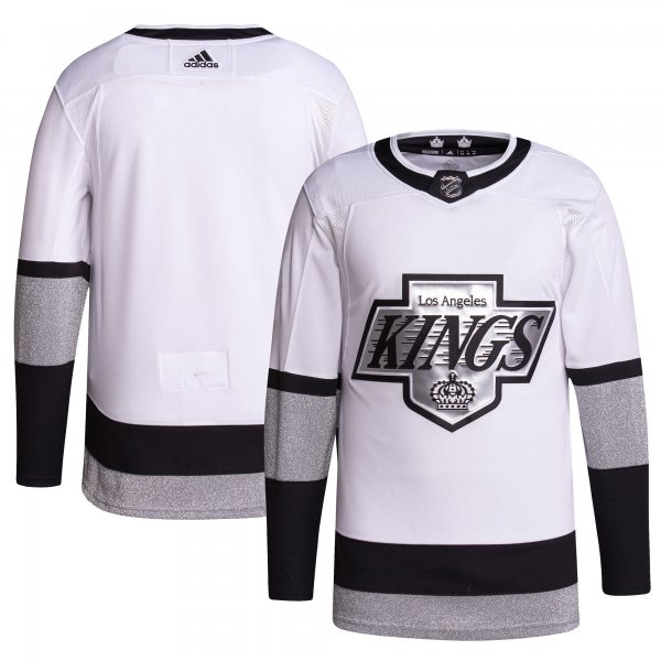 Men's Los Angeles Kings adidas White 2021/22 Alternate Primegreen Jersey