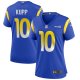 Women's Los Angeles Rams Cooper Kupp Nike Royal Team Game Jersey