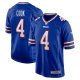 Men's Buffalo Bills James Cook Nike Royal Game Player Jersey