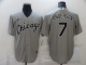 Men's Chicago White Sox #7 Tim Anderson Grey Stitched MLB Cool Base Nike Jersey