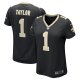 Women's New Orleans Saints Alontae Taylor Nike  Black Team Game Jersey