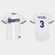 Youth Texas Rangers #3 Leody Taveras White Home MLB Jersey