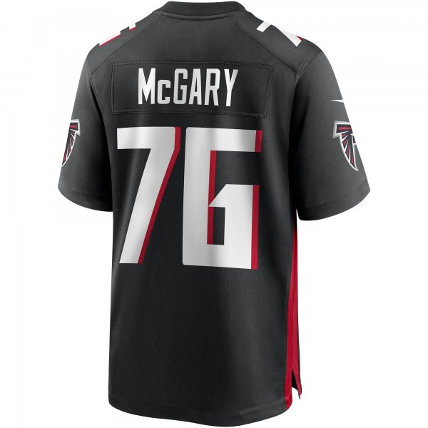 Men's Atlanta Falcons Kaleb McGary Nike Black Game Jersey