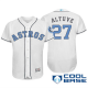 Houston Astros #27 Jose Altuve White Majestic Fashion 2016 Father's Day Cool Base Jersey