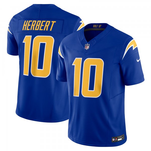 Men's Los Angeles Chargers Justin Herbert Nike Royal Vapor F.U.S.E. Limited Jersey