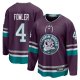 Men's Anaheim Ducks Cam Fowler Fanatics Purple 30th Anniversary Premier Breakaway Jersey