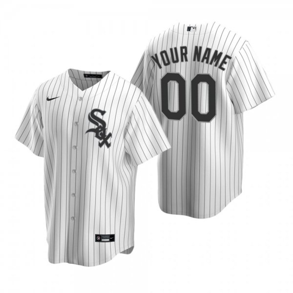 Men's Chicago White Sox Custom Nike White Home Jersey