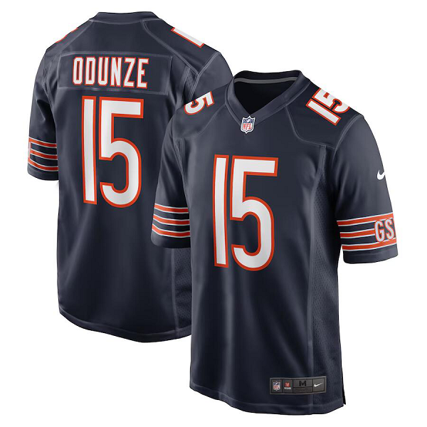 Youth Chicago Bears #15 Rome Odunze Nike Navy 2024 NFL Draft First Round Pick Player Limited Jersey