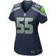 Women's Seattle Seahawks Brian Bosworth Nike College Navy Game Retired Player Jersey