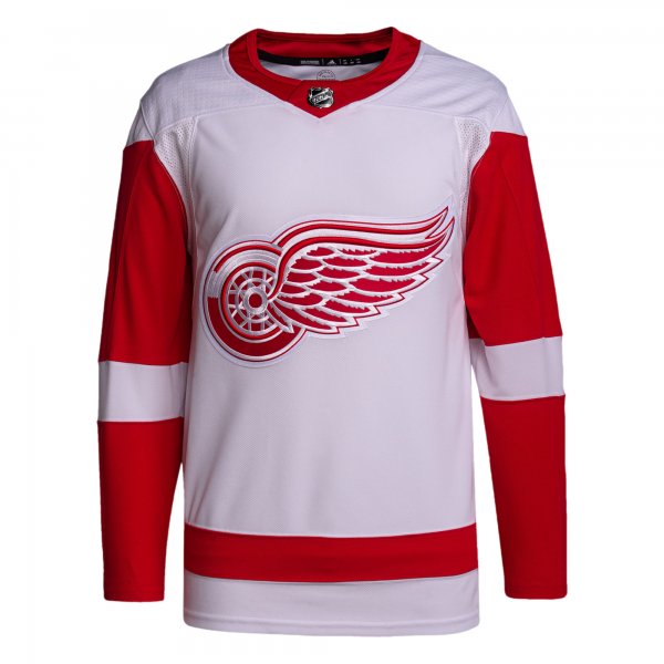 Men's Detroit Red Wings adidas White Away Primegreen Jersey