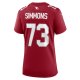 Women's Arizona Cardinals Lachavious Simmons Nike  Cardinal Team Game Jersey