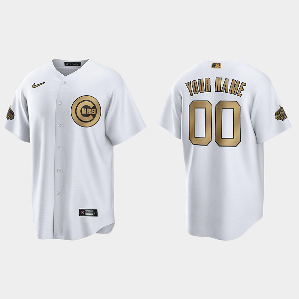 Men's Chicago Cubs Custom 2022 MLB All-Star Game Cool Base Jersey - White