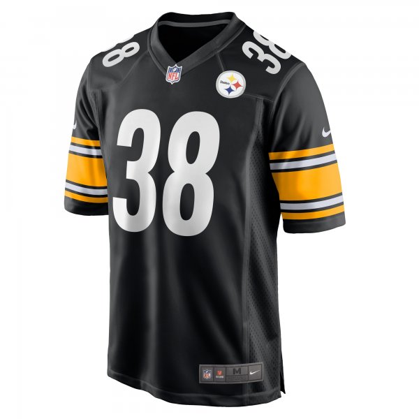 Men's Pittsburgh Steelers Caleb Johnson Nike  Black  Game Jersey