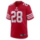 Men's San Francisco 49ers Trey Sermon Nike Scarlet Player Game Jersey