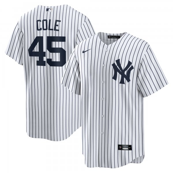 Men's New York Yankees Gerrit Cole Nike White Home Replica Player Name Jersey