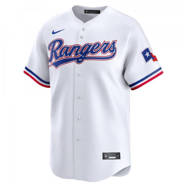 Youth Texas Rangers Nike White Home Limited Custom Jersey