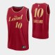 Cleveland Cavaliers #10 Darius Garland 2023-24 City Edition Wine Jersey