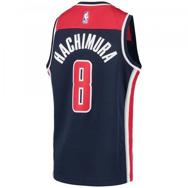 Youth Washington Wizards Rui Hachimura Jordan Brand Navy 2020/21 Swingman Player Jersey - Statement Edition